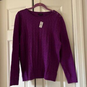 Talbots Cable Knit Sweater - XL new with tags